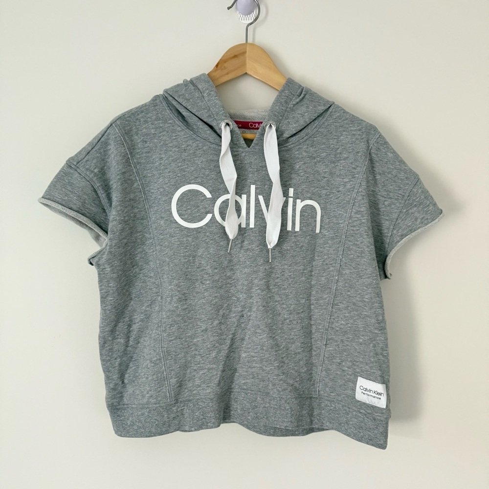 🌱2/$10 | Calvin Klein Short Sleeve Hoodie